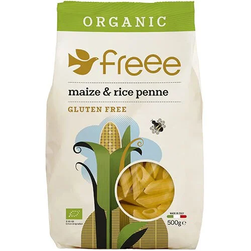 Majs & Ris Penne gl.fri  Øko. - 400 gram