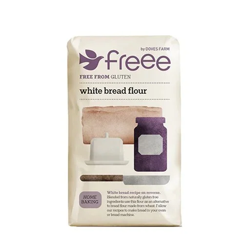 Hvid brødmix glutenfri - 1 kg.