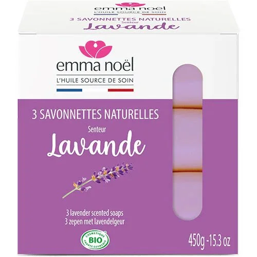 Lavendel sæbe 3 x 150 gr.