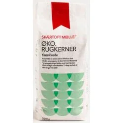 Rugkerner knækket Øko. - 500 gram