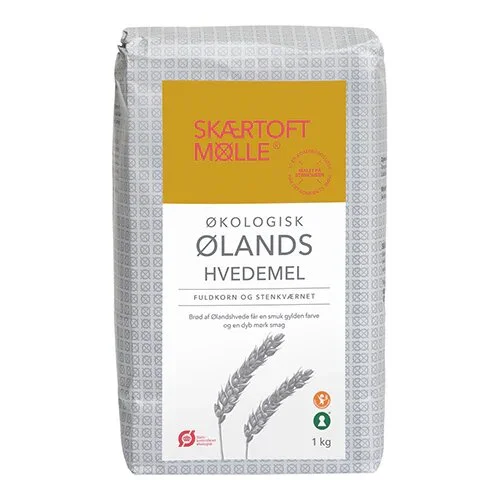 Ølandshvedemel fuldkorns Øko. - 1 kg.