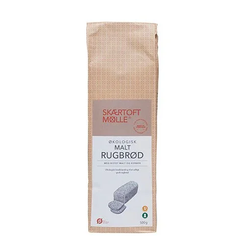 Brødblanding, Malt rugbrød Øko. - 500 gram