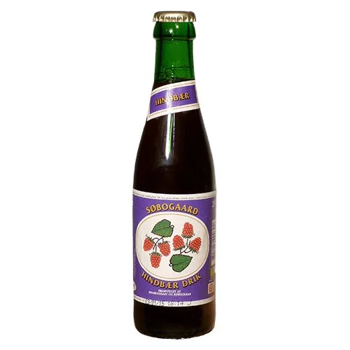 Hindbærdrik Øko. - 25 cl.