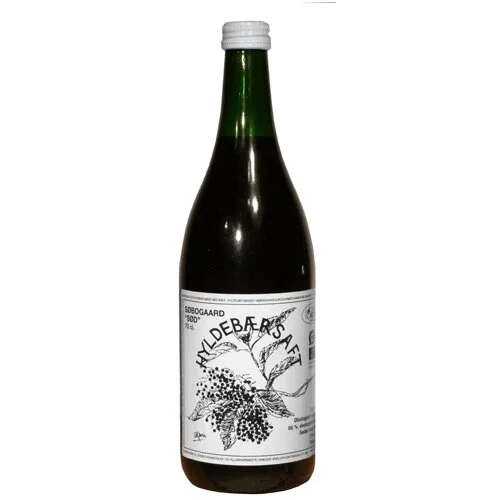 Hyldebærsaft sød Øko. - 73 cl.