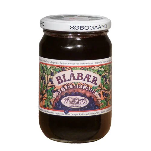 Blåbærmarmelade Øko. - 400 gram