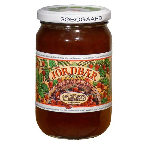 Jordbærmarmelade Øko. - 400 gram