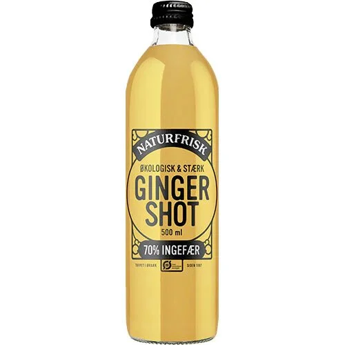 Ingefær shot Ø Naturfrisk - 500 ml.