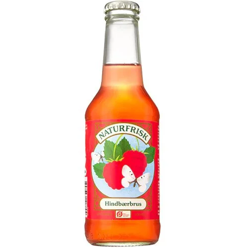 Hindbærbrus Øko. - 25 cl.