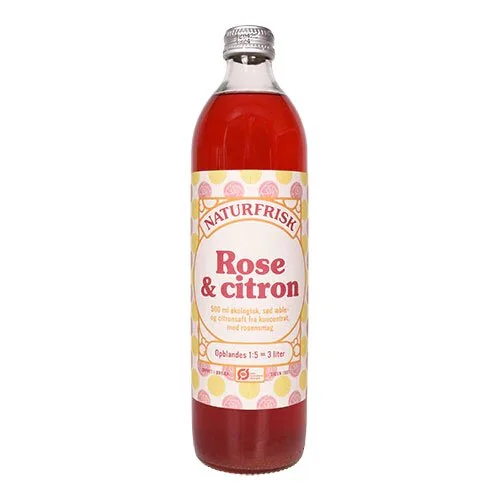 Rose & Citron saft Øko. - 500 ml.