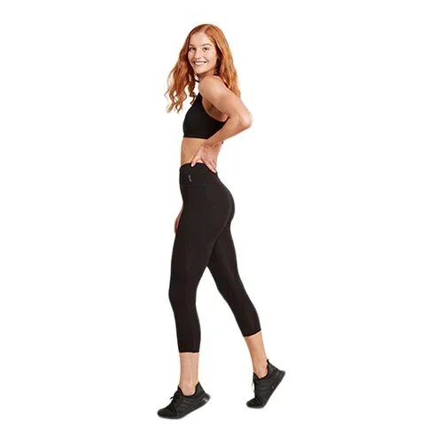 3/4 High-Waist Tights sort str.S Motivate - 1 stk
