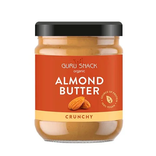 Almond Butter Crunchy Øko. - 250 gram