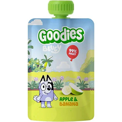 Goodies Bluey apple & banana smoothie - 100 gram