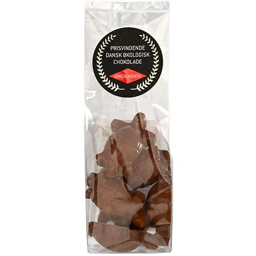 Mælkechokolade skildpadder Øko. - 65 gram