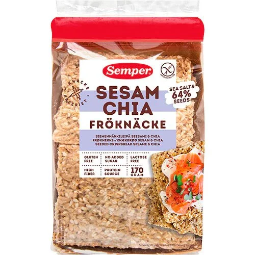 Schär Knækbrød Sesam & Chia - 170 gram