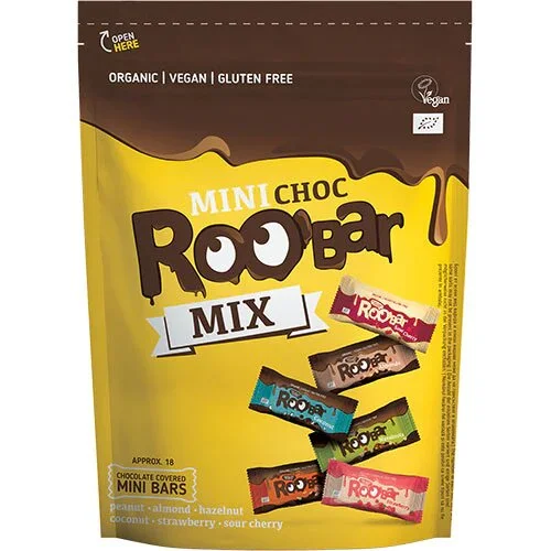 Roobar Mini Choc Mix Øko. - 180 gram