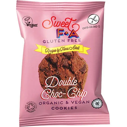 Double Chocolate Chip Cookies (2-pak) Øko. - 30 gram