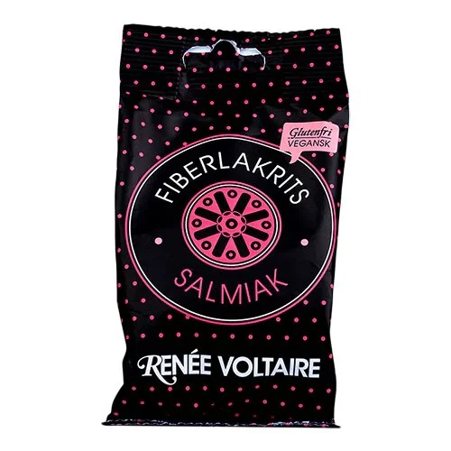 Fiberlakrids Salmiak - 125 gram