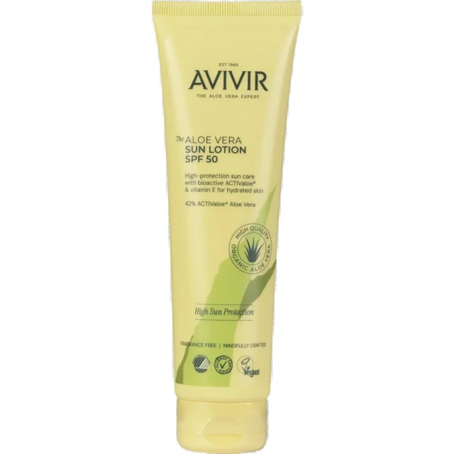 AVIVIR Aloe Vera Sun Lotion SPF50 - 150 ml.