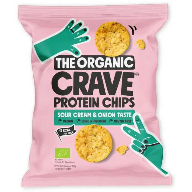 Protein chips m. sour cream & Onion Ø