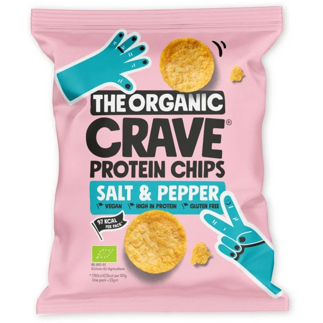 Protein chips m. salt & peber Ø
