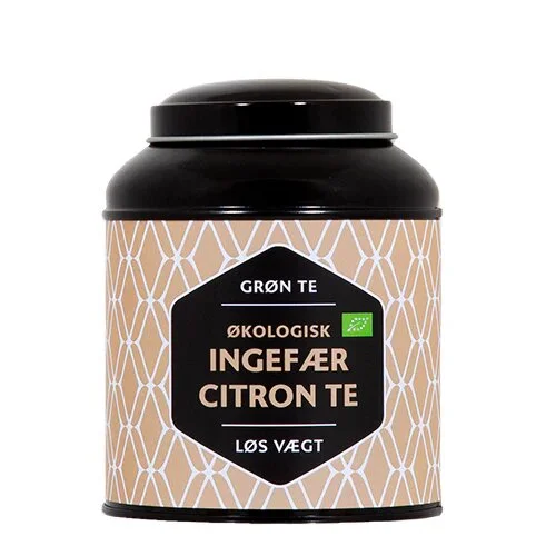 Grøn Te Ingefær Citron Øko. - 100 gram
