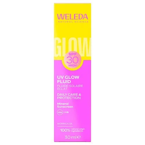 Weleda UV Glow Fluid Daily Care & Protection SPF 30 - 30 ml.