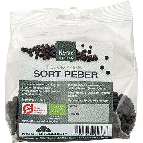 Hel sort peber Ø
