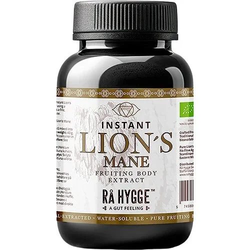 Lion's Mane instant svampe-ekstrak i pulverform Økologisk - 40 gram