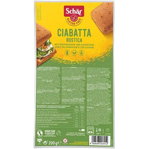 Schär Ciabatta Rustica - 200 gram