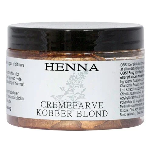 Henna cremefarve kobber blond - 140 ml.