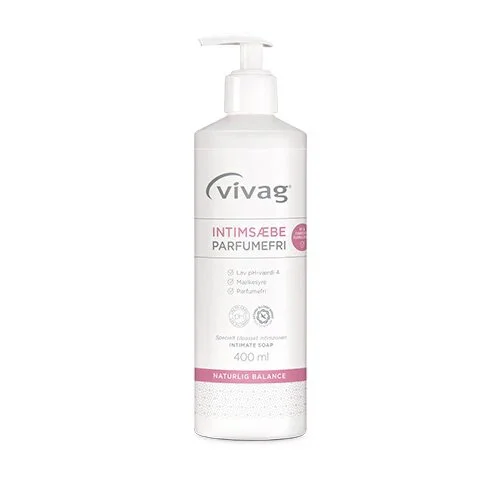 Vivag Intimsæbe Parfumefri - 400 ml.