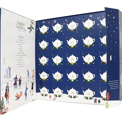 Gaveæske Book Style Julekalender Te Økologisk - 1 stk