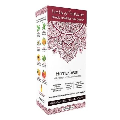 Hårfarve Henna Creme Mahogany - 70 ml.