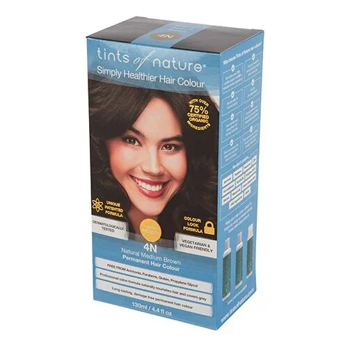 Hårfarve 4N Medium Brown - 130 ml.