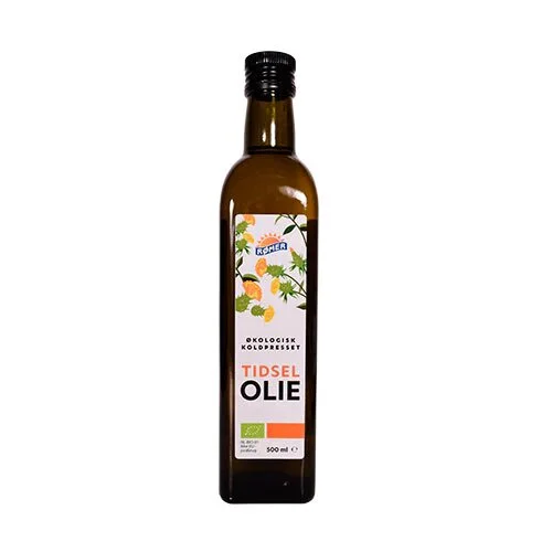 Tidselolie koldpresset Økologisk - 500 ml.