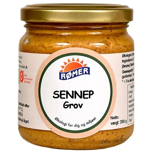 Sennep Grov Økologisk - 200 gram