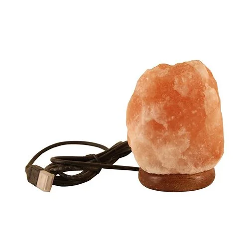 Himalaya salt USB lampe naturel pink 500-1000g - 1 stk