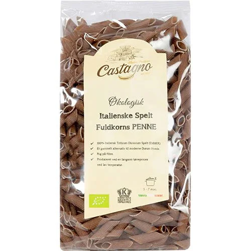 Spelt Penne/Rør fuldkorn Økologisk - 500 gram