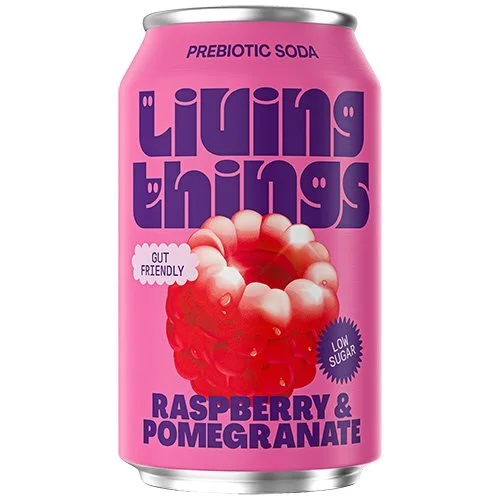 Raspberry & Pomegranate Soda - 330 ml.