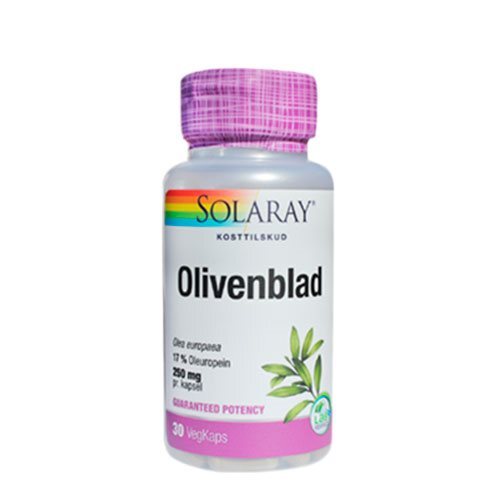 Solaray Olivenblad - 30 kapsler