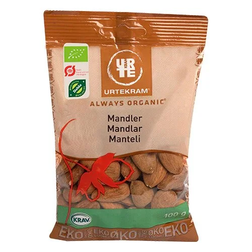 Mandler økologiske - 100 gram
