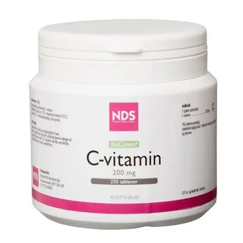 NDS C-vitamin 200 mg. - 250 tabletter