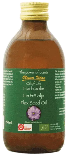 Oil of life ren hørfrø Økologisk - 250 ml.