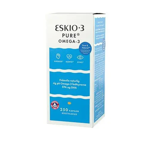 Eskio-3 Pure Omega-3 - 250 kapsler