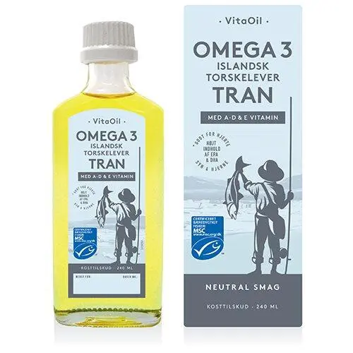 Torskelevertran Omega 3 - 240 ml.