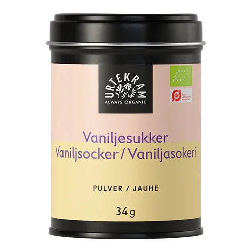 Vanillesukker 10% Økologisk - 34 gram