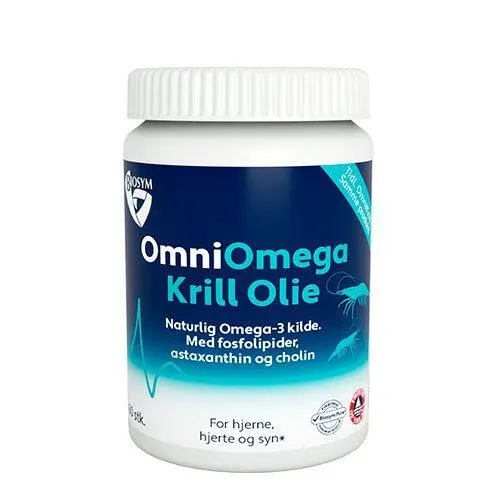 OmniOmega Krill Olie - 60 kapsler(bedst før udgangen af 05-2024)(U)