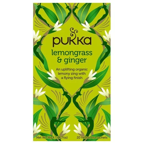 Pukka Lemongrass & ginger  Økologisk - 20 breve