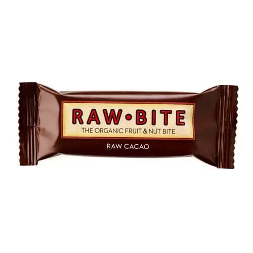 Rawbite Raw Cacao frugt- og nøddebar - 50 gram