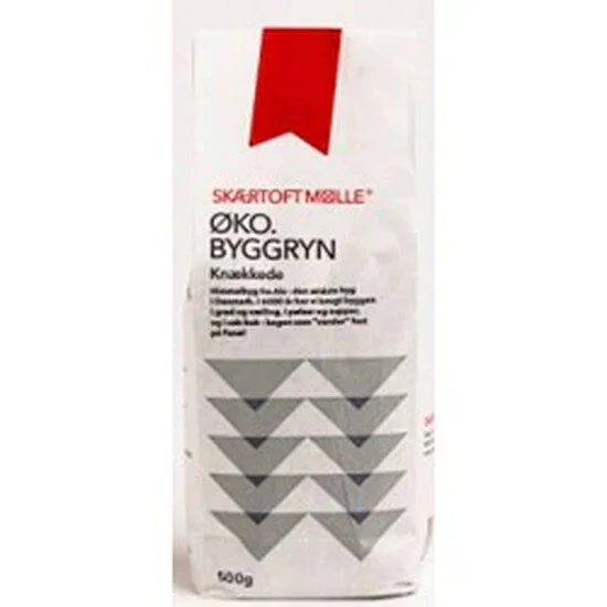 Skæftoft Mølle Byggryn knækket Økologiske - 500 gram